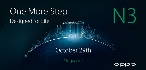 Oppo N3 будет анонсирован 29 октября в Сингапуре