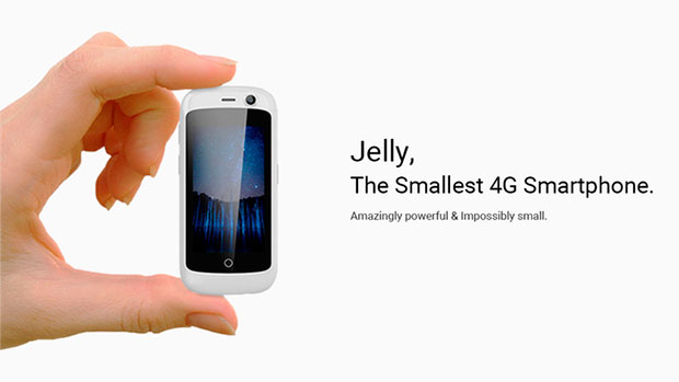 Jelly стал самым маленьким Android 7.0 смартфоном с поддержкой 4G