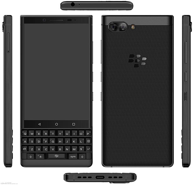 В Сеть слиты рендеры смартфона BlackBerry Athena с QWERTY-клавиатурой
