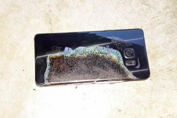 Зарегистрирован очередной случай возгорания Samsung Galaxy Note 7