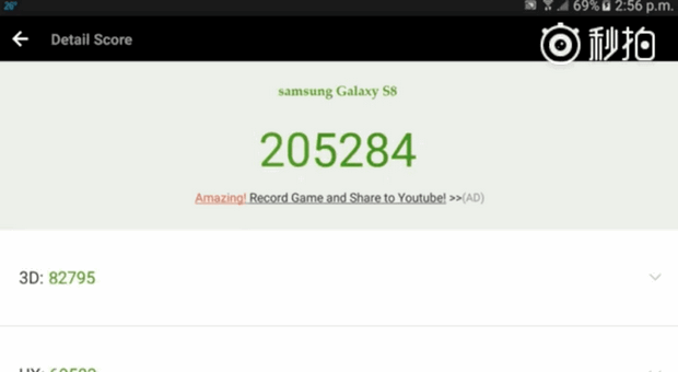 AuTuTu: Samsung Galaxy S8 стал самым мощным в мире смартфоном