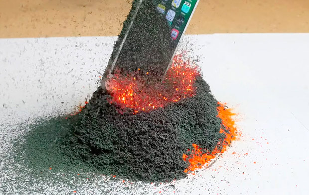 Как микро-вулкан уничтожает iPhone 6s
