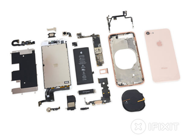 iPhone 8 дали оценку ремонтопригодности