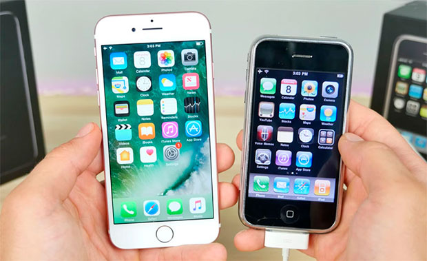 Сравнение прочности и водонепроницаемости первого и последнего iPhone