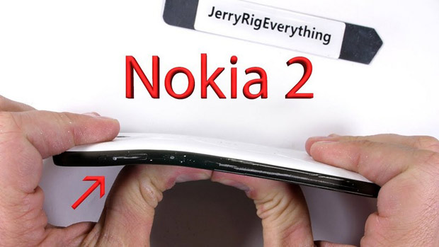 Испытание на прочность смартфона Nokia 2