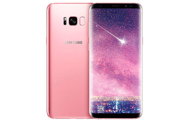 Samsung Galaxy S8+ представлен в розовом цвете