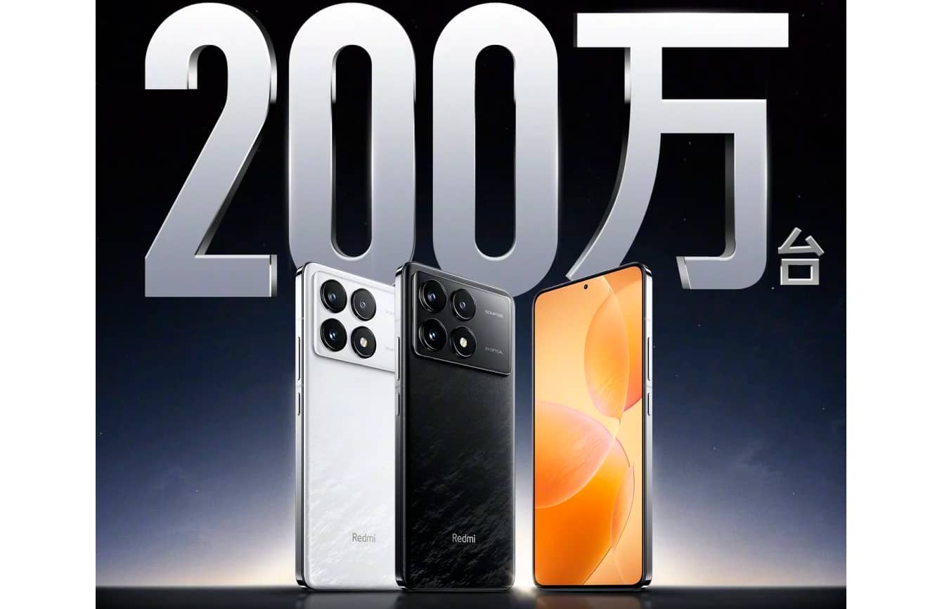 За 2 месяца продано более 2 млн смартфонов серии Redmi K70