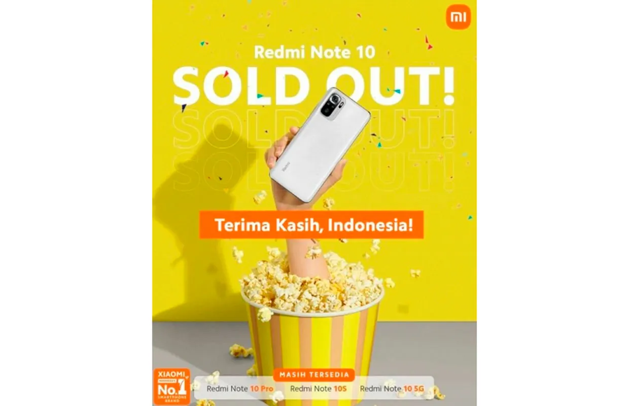 Смартфон Redmi Note 10 полностью распродан на одном из рынков