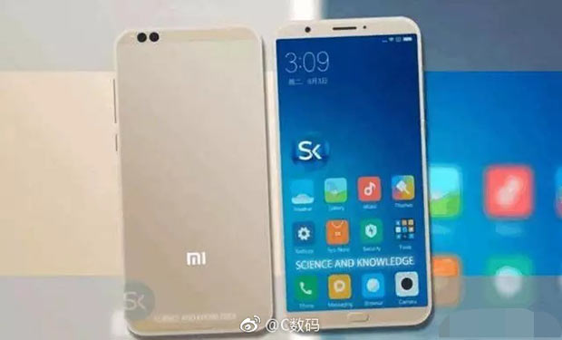 Шпионы заполучили изображение Xiaomi Mi 6C