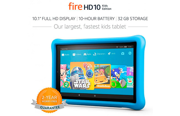 Amazon представила детский планшет Fire HD 10 Kids Edition и док-станцию Show