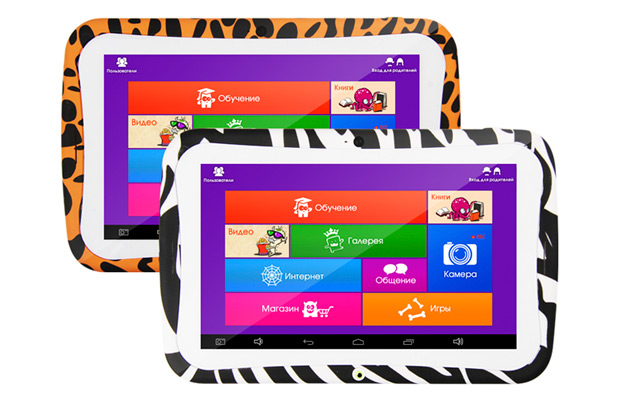 Turbo анонсировала детский планшет MonsterPad в расцветках «зебра» и «леопард»