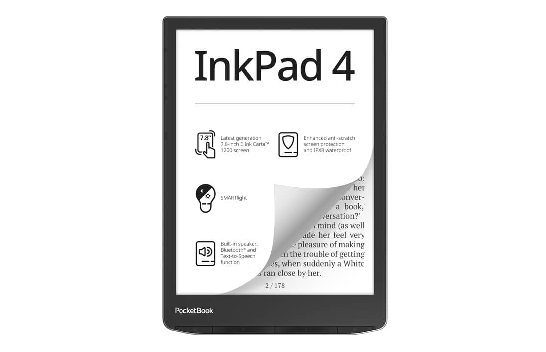 Представлена электронная книга PocketBook InkPad 4