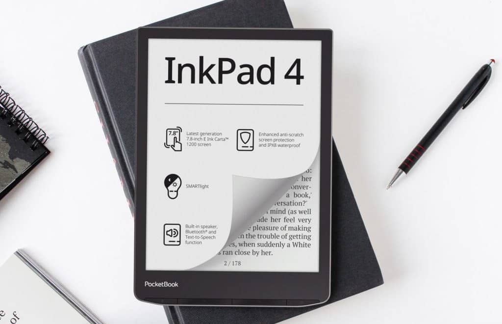 Представлена электронная книга Pocketbook InkPad 4