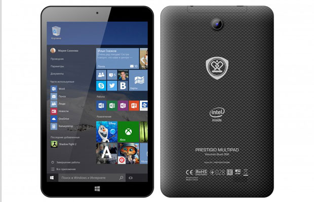 Представлен новый планшет Prestigio, работающий на базе Windows 10