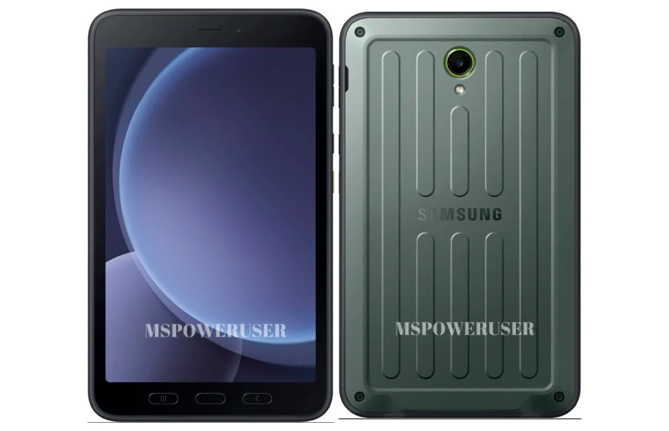 Опубликованы рендеры прочного планшета Samsung Galaxy Tab Active 5