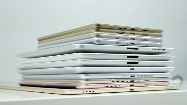 Cравнение производительности всех поколений iPad