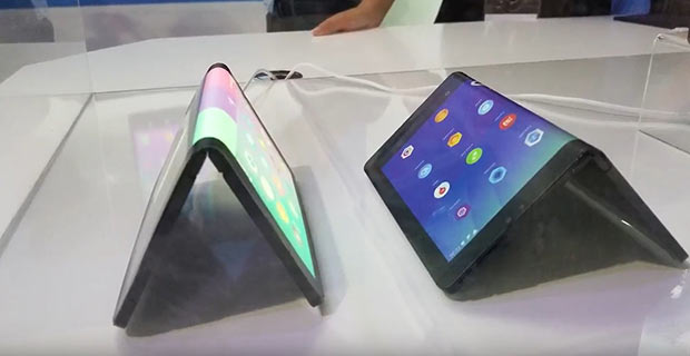 Lenovo показала миру рабочий образец планшета, сгибаемого в смартфон