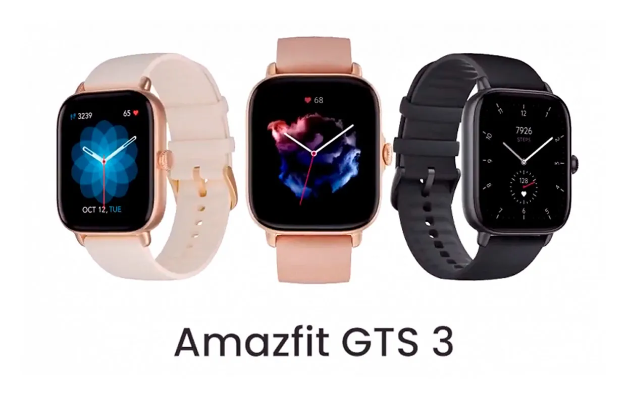 Представлены смарт-часы Amazfit GTS 3 весом менее 25 г