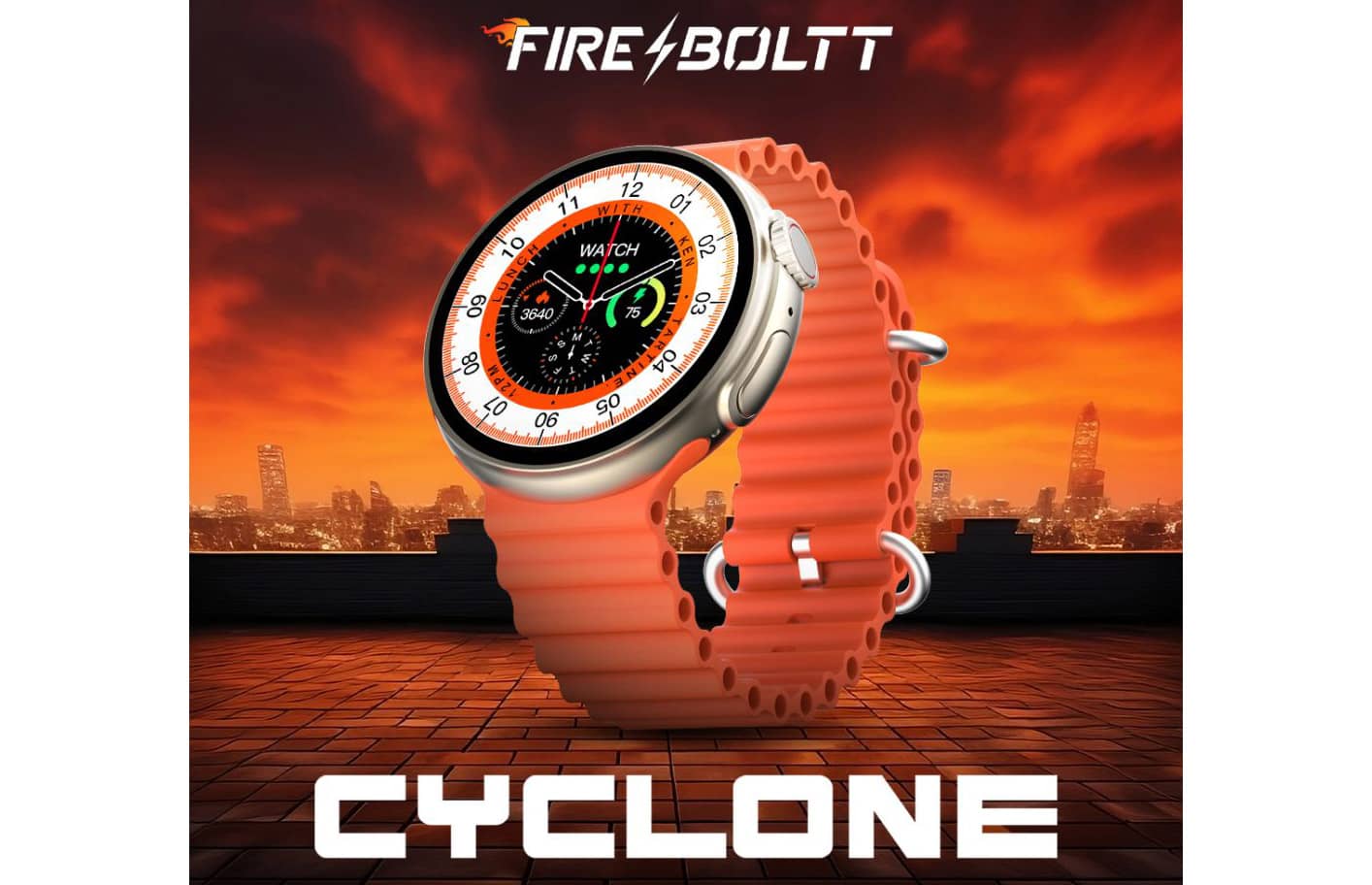 Представлена круглая копия Apple Watch Ultra под названием Fire-Boltt Cyclone