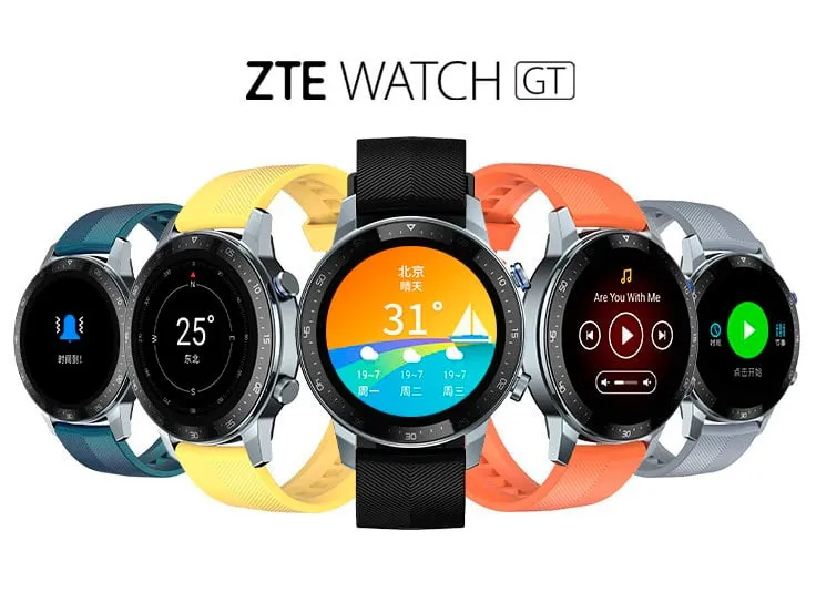 Смарт-часы ZTE Watch GT с 1,2-дюймовым круглым AMOLED-дисплеем и GPS представлены официально