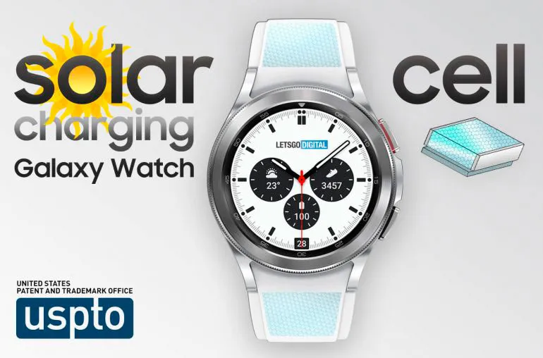 Samsung запатентовала смарт-часы Galaxy Watch 5 с солнечной батареей в ремешке