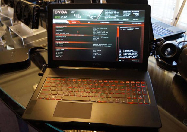 EVGA представила игровой ноутбук SC-15 с разгоняемой видеокартой