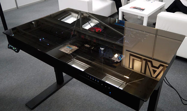 Представлен компьютерный корпус в форме стола