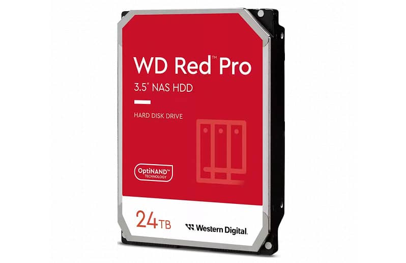 Представлен жесткий диск Western Digital Red Pro объемом 24 ТБ