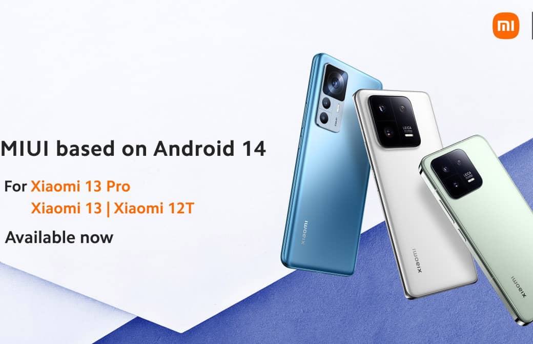 Android 14 выпущен для смартфонов Xiaomi 13, 13 Pro и 12T