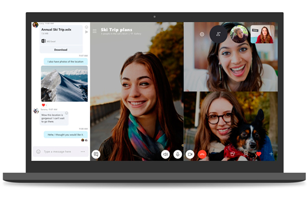Microsoft выпустила обновление Skype 8.0 для настольных компьютеров