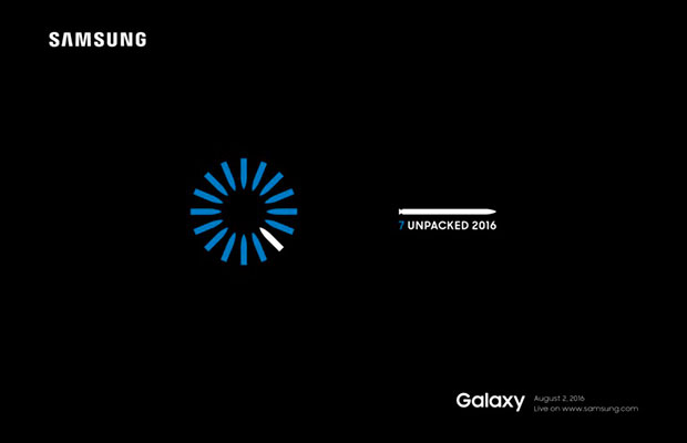 Samsung проведет 2 августа мероприятие Galaxy Note Unpacked 2016