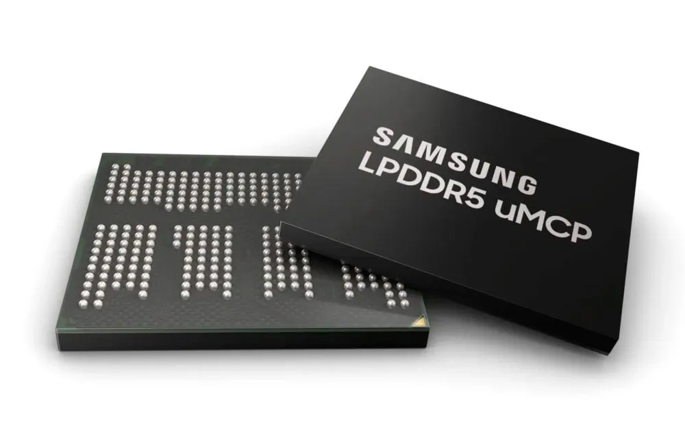 Samsung начала массовое производство модулей памяти LPDDR5 uMCP