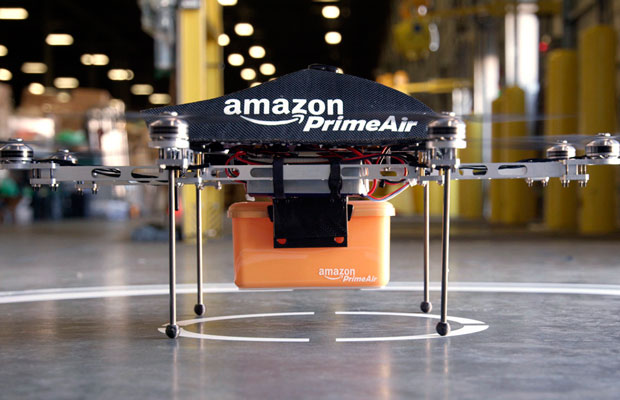 Дроны Amazon смогут доставлять посылки прямо в руки покупателям