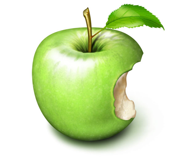 Apple хочет зарегистрировать товарный знак «Яблоко»