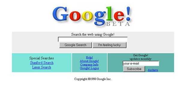 4 сентября 1998 года была зарегистрирована корпорация Google