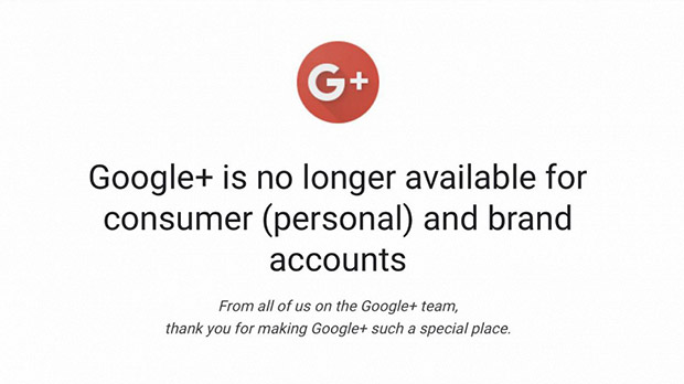 Социальная сеть Google+ официально закрылась