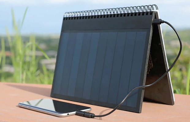 Создан блокнот Powerbook на солнечных батареях