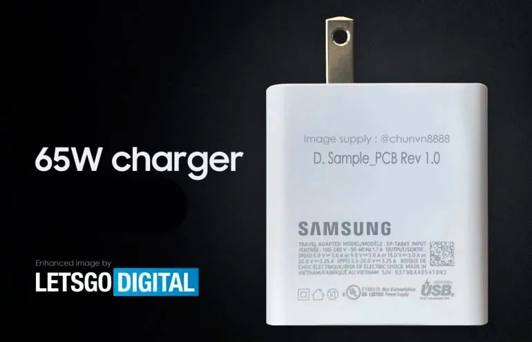 Samsung тестирует 65-ваттную зарядку для серии смартфонов Galaxy S22
