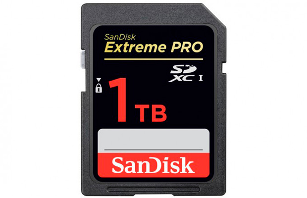SanDisk представила первую в мире SD-карту на 1 ТБ