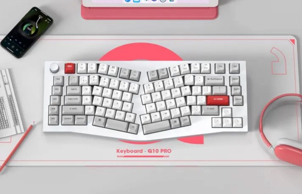 Представлена механическая клавиатура Keychron Q10 Pro с раскладкой Alice
