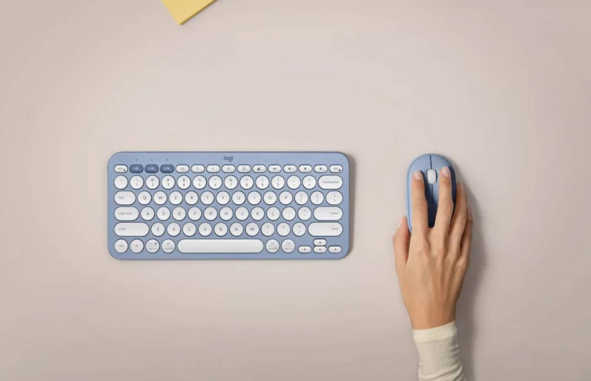 Представлен стильный набор беспроводной клавиатуры и мыши Logitech Pebble 2