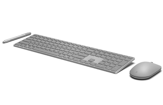 Беспроводная клавиатура Microsoft Modern Keyboard получила скрытый в кнопку сканер отпечатков пальцев