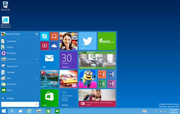 Microsoft выпустила обновление Windows 10 Insider Preview