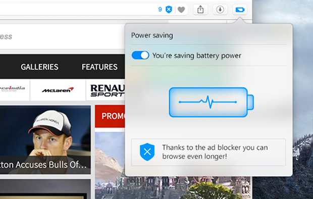 Веб-браузер Opera научился экономить заряд батареи до 50%