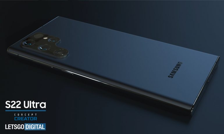 Созданы концептуальные фото и видео смартфона Samsung Galaxy S22 Ultra
