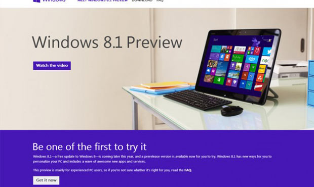 Для загрузки доступна Windows 8.1 Preview