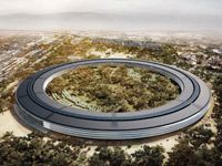 Опубликованы новые фото будущего кампуса Apple