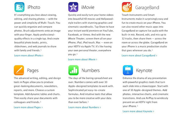 Все о новых версиях iWork и iLife для Mac OS X и iOS, а также обновленных версиях iMovie, Keynote, Numbers, Pages, GarageBand и iPhoto