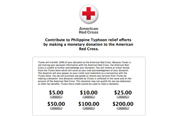 Apple начала сбор средств в помощь пострадавшим от тайфуна на Филиппинах