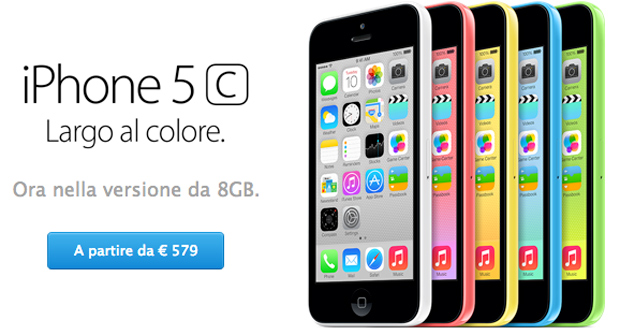 Apple начинает продажи iPhone 5с 8GB в 16 европейских странах